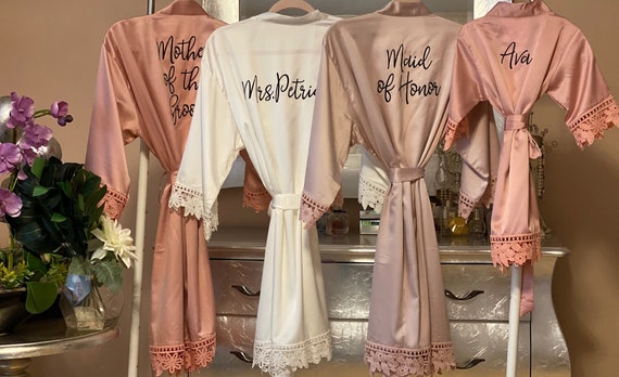 Silk Bridesmaid Robes Bridesmaid Gifts ...