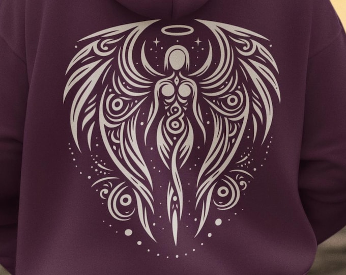 Tribal Angel TWO versions - elegant and simple version for small plots