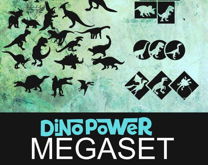 MEGA SET Dino Shadows 2 & 3 and Dino Geo in one package