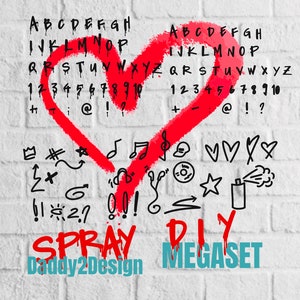 SPAY メガ D.I.Y セット (ABC 特殊文字 2 個と 20 個以上の記号)