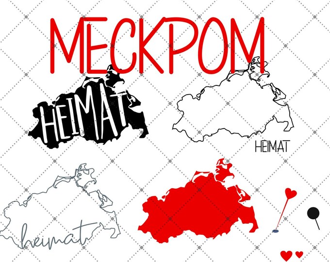 HEIMAT - Mecklenburg-Vorpommern - Meckpom - 3 motives