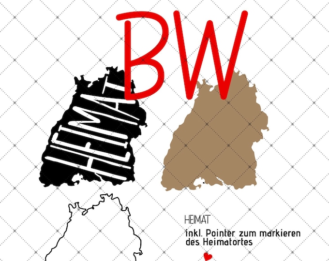 HEIMAT - Baden-Württemberg - 3 motives federal states