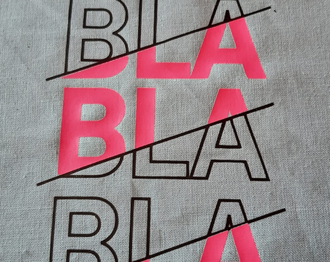 CUT WORDS Bla Bla Bla - 4 Variations