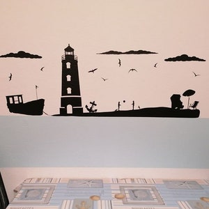 Beach and sea - MULTIPLOTT Complete set, from tea light to wall tattoo all in one package