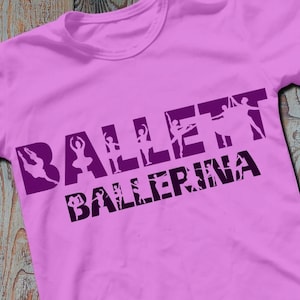 Shadow Sport - BALLET / Ballerina - Combi file as SVG DXF plot file plotter file and png to print
