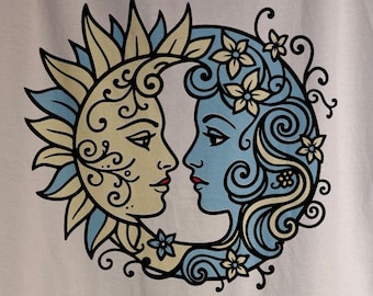 Sun and Moon Dusk or Dawn