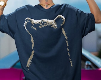 Oversized 1 - The Bear - with only 1.5 A4 sheets a huge and LOOSE motif