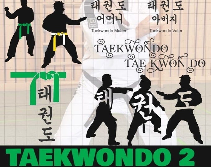 Shadow Sport - TAEKWONDO - Mega Deco Shadow Fighter Fonts