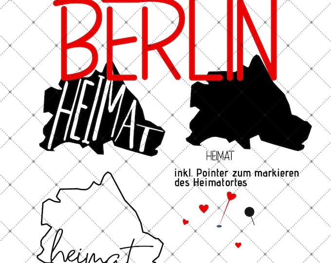 HEIMAT - BERLIN - 3 Motives Federal States Berlin