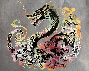 CHINESE DRAGON 3 or 2 color plottable with special version