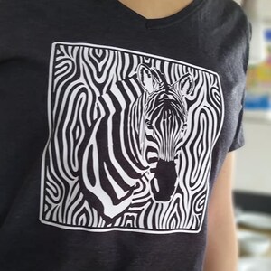 ZEBRA Pattern Version 2 Versions for Light and Dark Fabric 1 and 2 Colored