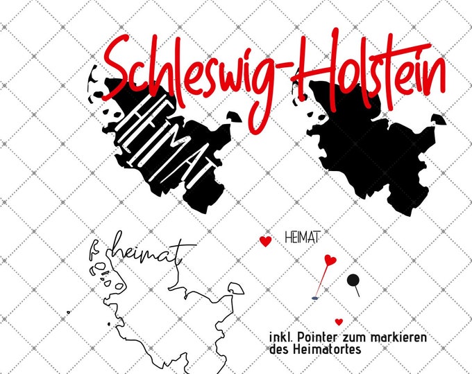 HEIMAT - Schleswig-Holstein - 3 motives Federal states