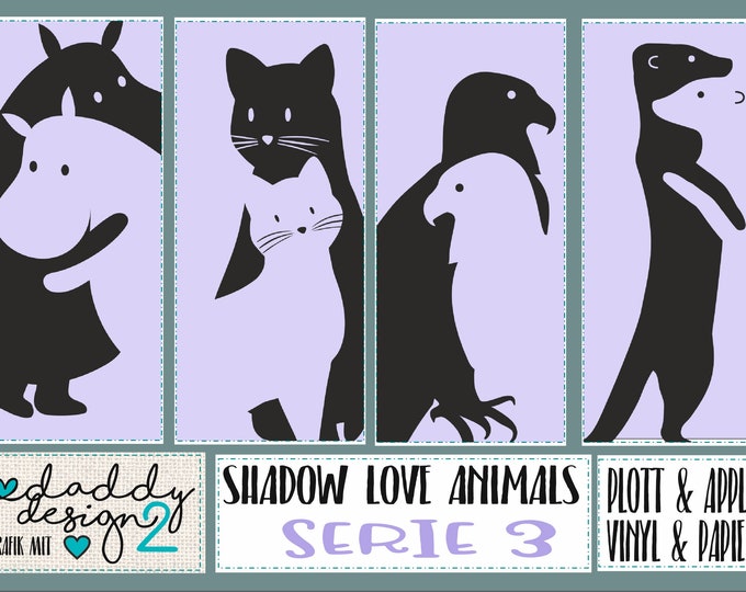 Shadow Love 3 Hippos Cats 2 Eagle Dino Meerkat