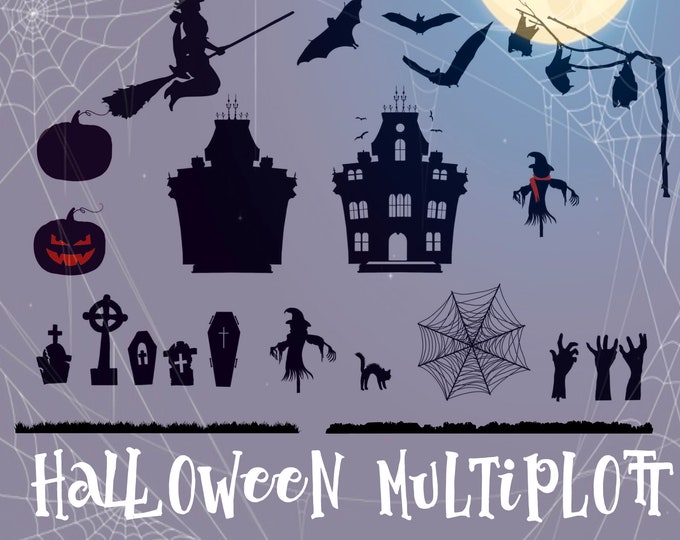 HALLOWEEN - MULTIPLOTT The Halloween Complete Set, from Tea Light to Wall Tattoo, all in one package