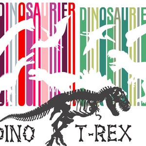 DINO SET Skeleton DINO Lines 1 and Dino Lines 2
