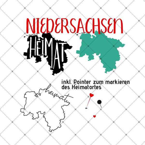 HEIMAT - NIEDERSACHSEN - 3 Motive Bundesländer