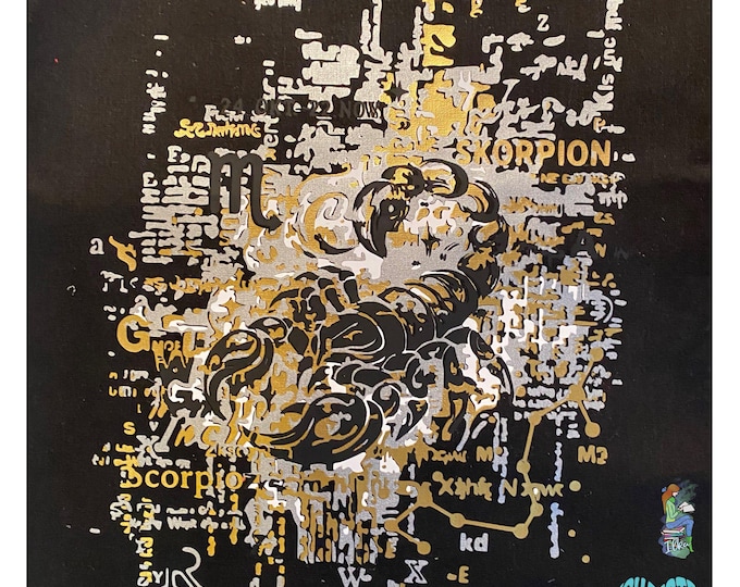 Scorpio Dream Zodiac Sign including special version for dark fabrics Zodiac Sign Dream Scorpio