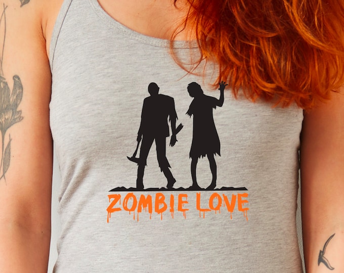 ZOMBIE LOVE funny creepy zombie motif