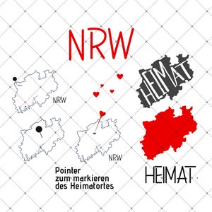 HEIMAT - NRW - 3 motifs - North Rhine-Westphalia