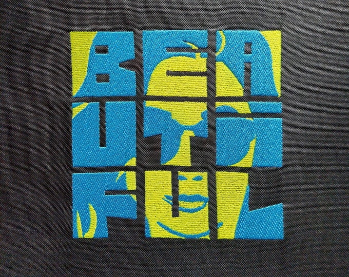 Beautiful - Embroidery file - 10x10 18x13