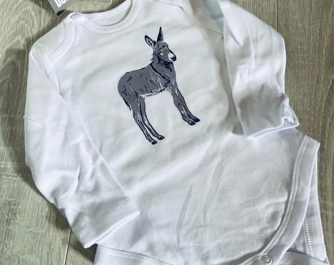 Baby Animal Donkey - Stencil Motif - Stencil Motif