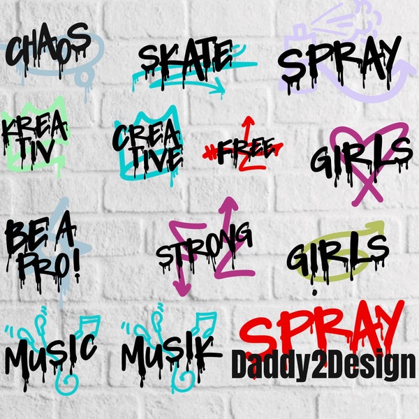 SPRAY!  12 coole Spray Style Motive