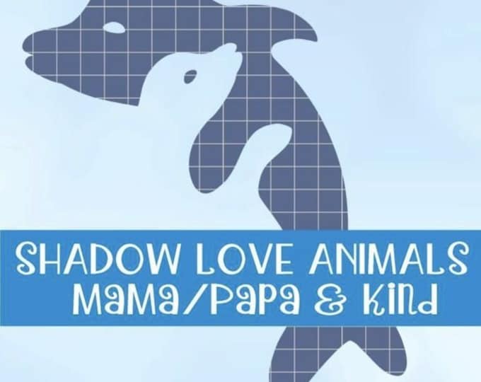 Dolphin - Shadow Love Animals - Mama Papa Edition