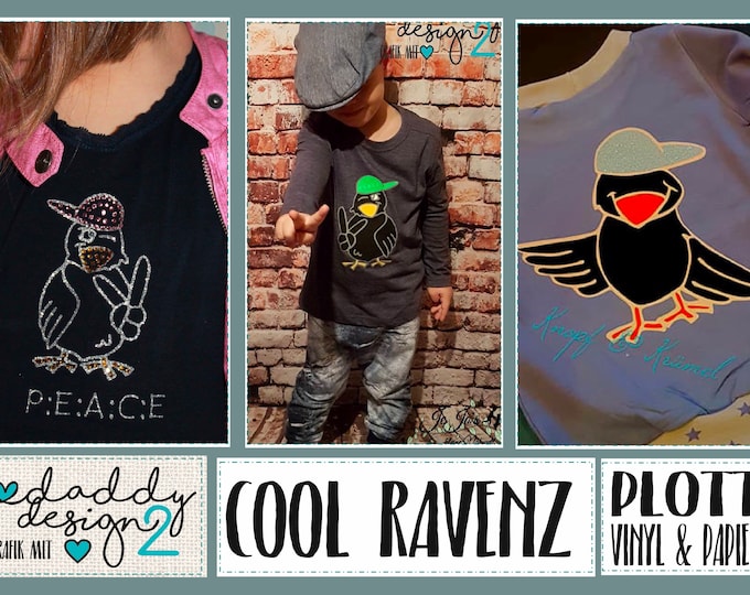 COOL RAVENZZ - the cool ravens in trendy fun poses