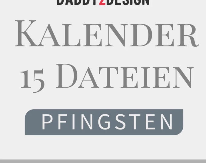 Daddy2Design Pentecost Calendar 14 Files Pentecost Calendar