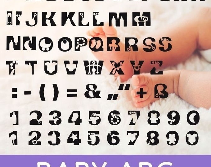 BABY MEGA Set - Baby ABC - Baby Shadows - Baby Decoration