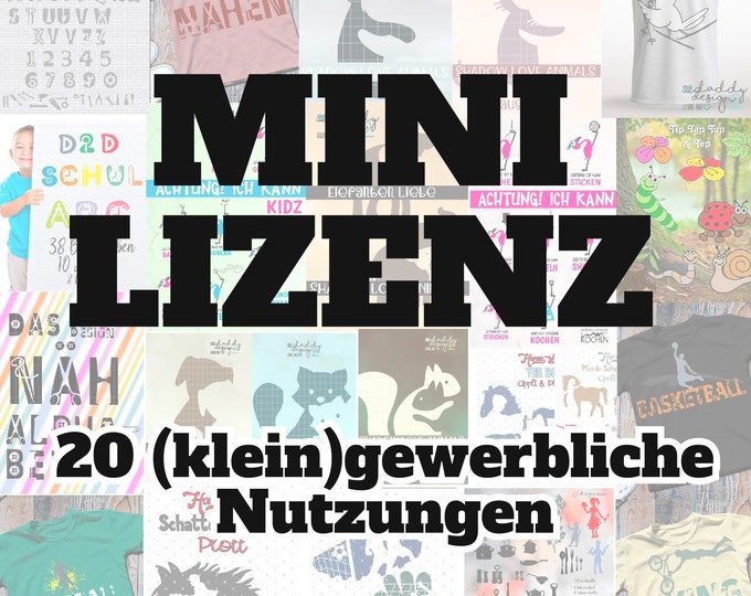 Mini (small) commercial license for 20 uses / articles