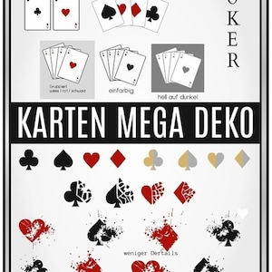 Playing Cards Cards Mega Decoration