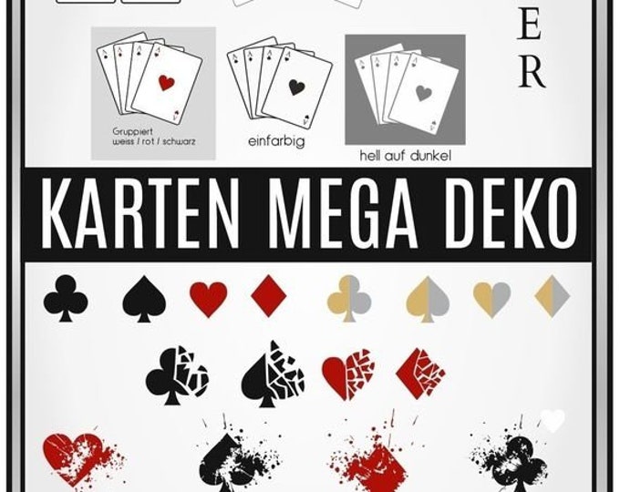 Playing Cards Cards Mega Decoration