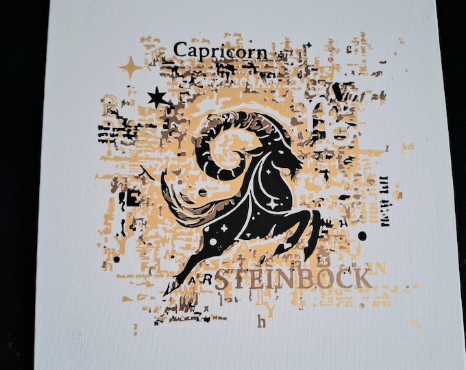Capricorn DREAM ZODIAC SIGN including special version for dark fabrics Zodiac sign Dream Zodiac sign