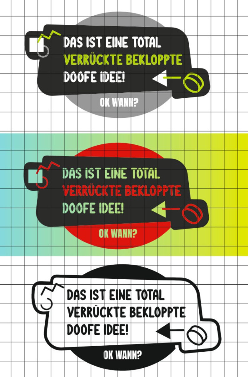 Designs die man nicht braucht Blöde idee Wann | Etsy