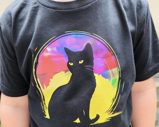 Shadow cat for dark fabric and GREAT foils