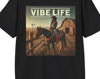 Vibe Life Ranch Rider Unisex Softstyle T-Shirt