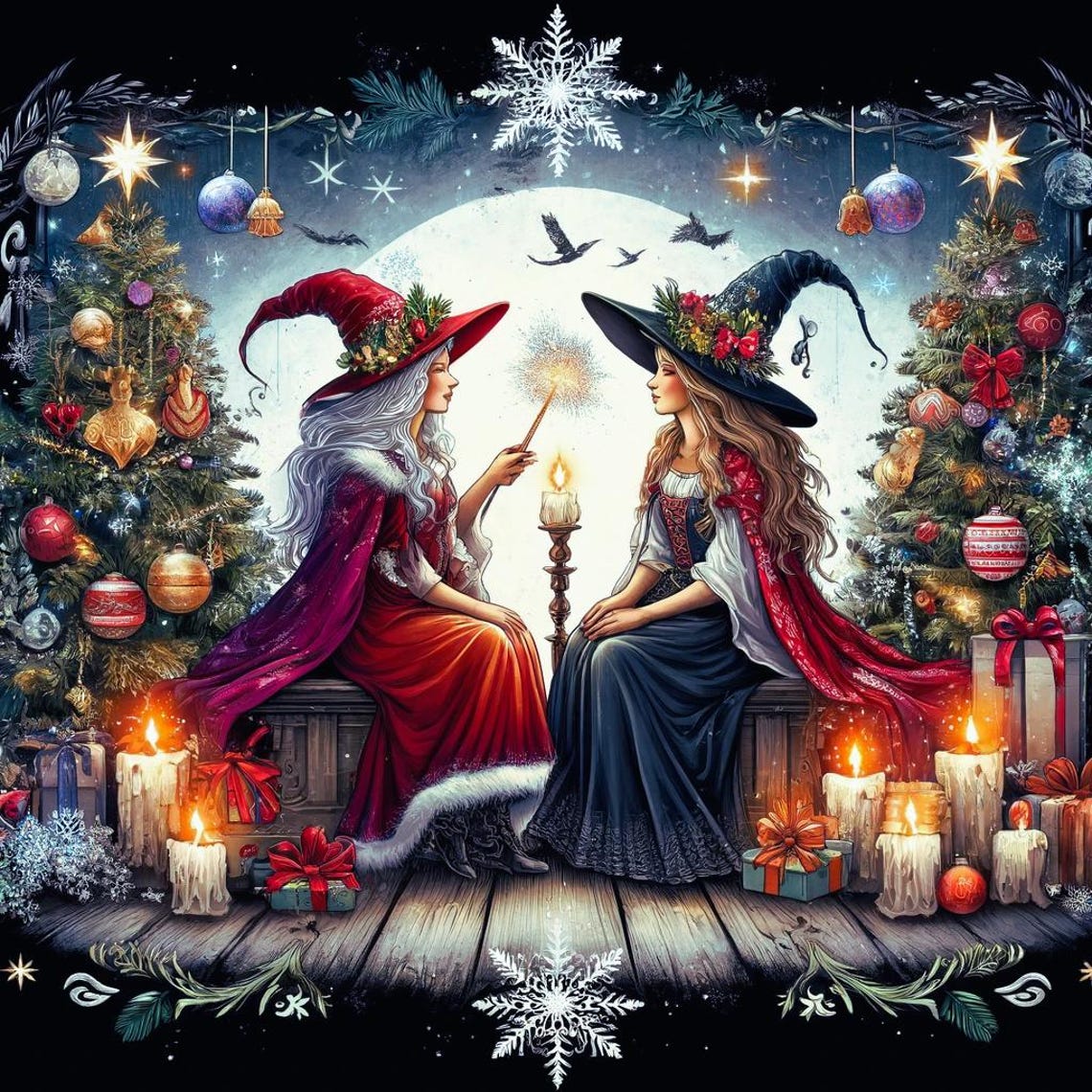 Christmas Witches Etsy UK Christmas Witches Etsy UK