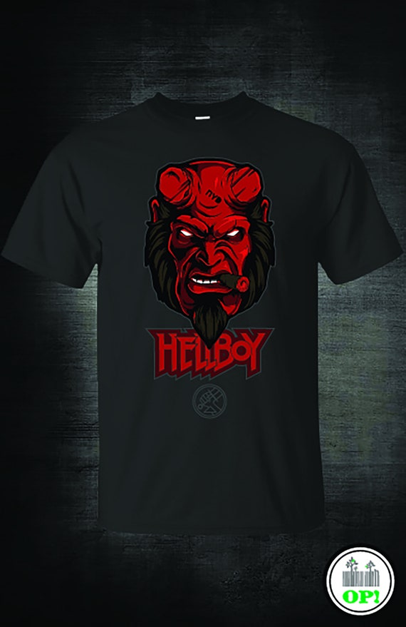 Download Hellboy Tshirt Svg Dxf Vector Plotter Etsy
