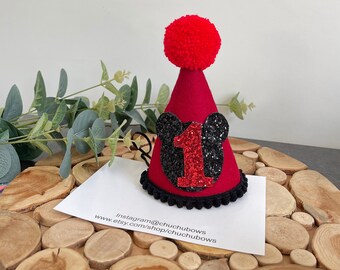 Sombrero de cumpleaños de Mickey Mouse - Sombrero de fiesta de cumpleaños - Chuchubows