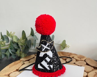 Sombrero pirata para fiesta de cumpleaños hecho a mano: temática caribeña