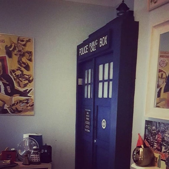 Custom Made Tardis Doctor Who Inspired Wardrobe Etsy