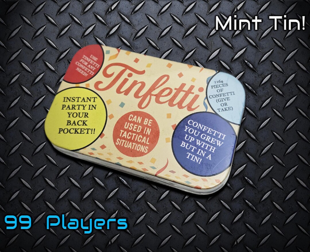 Tinfetti! - Mint Tin Gag Gift - Confetti - Etsy
