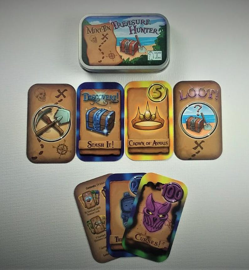 Mint Tin Treasure Hunter Game: Card Collecting Family Fun - Etsy Israel