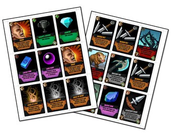 The Outcast Guild - Print and Play - Card Game