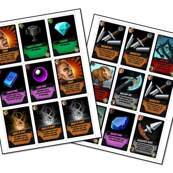 The Outcast Guild - Print and Play - Card Game