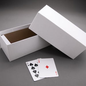 8,45 "x 4,17 "x 3,18" 70pt Spanplatten-Aufstellbox - Weiß - Blank
