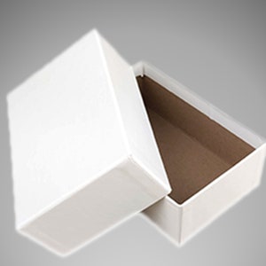 Caja de instalación de aglomerado de 6" x 4" x 2,25" de 70 puntos - Blanca - En blanco