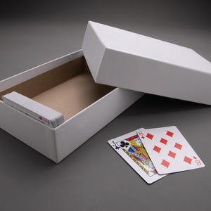 9 "x 6" x 2,2" 70pt Spanplatten-Aufstellbox - Weiß - Blank