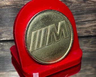BMW M3 Wheel Brass Coin | M-Series Collectible, Keychain Option